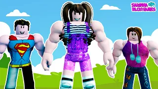 A FAMÍLIA BLOXGAMES ESTÁ FORTE !!! - Strongman Simulator | Roblox