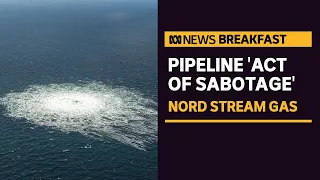 Baltic Sea bubbles as Europe claims 'sabotage' on major undersea gas pipeline | ABC News