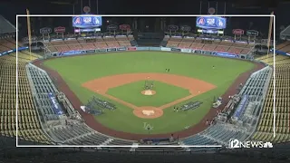 Arizona Diamondbacks prepare for Game 1 of NLDS against Los Angeles Dodgers