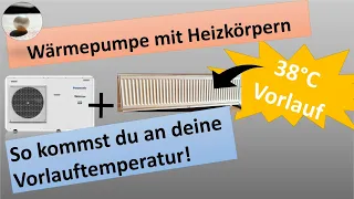 Wärmepumpe mit Heizkörpern - So kommst du einfach zur richtigen Vorlauftemperatur