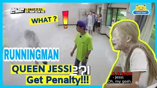 [RUNNINGMAN] [FUNNYMOMENTS] Queen Jessi get penalty !!