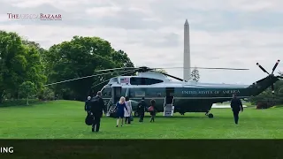 President Biden and senior staff depart for a round trip to New York