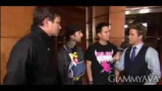 Blink 182 Grammy Awards 2009 Backstage