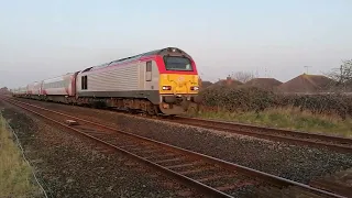 22/03/22- Class 67-  DB Cargo 67025 &  TFW DVT 82226 - Holyhead to Cardiff Central