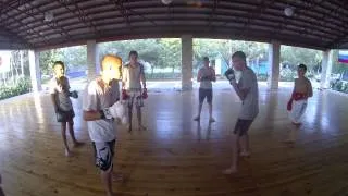 Поздравляем Егора с 15ти летием школа Capoeira Camara летний лагерь в Крыму 2014