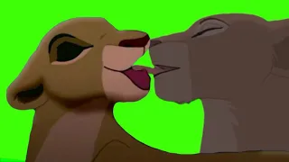 Kiara and Nala Kissing Manip Masking