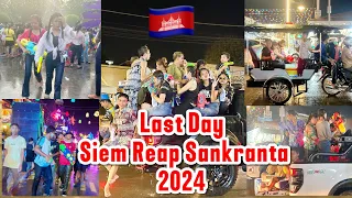 Happy Cambodian New Year 2024 || Walking tour at Siem Reap ||