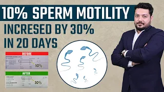 10% Sperm Motility increased by 30% in 20 days | Increase Sperm Count | Low Sperm Count Treatment