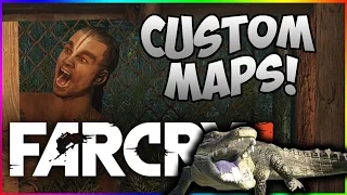 FARCRY 4 Custom Maps Funny Moments! - (Creepy Faces, Crocodiles, and More!)