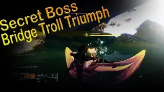 Destiny 2 Forsaken Bridge Troll Triumph - New mission Secret Boss