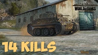 World of Tanks | Pz.Kpfw. II Ausf. J | 14 KILLS | 1711 Damage - Replay 1080p 60 fps