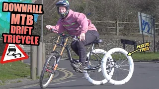 DOWNHILL MTB DRIFT TRICYCLE - SIDEWAYS MADNESS!