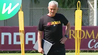 Mourinho holds his first Roma training session | Serie A | 2021/22