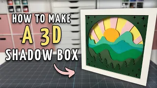 How to Make a 3D Shadow Box Using the Cricut Explore Air 2