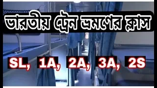 ভারতীয় ট্রেন ভ্রমণের ক্লাস | Difference Between 1st Ac 2nd Ac And 3rd Ac Coaches in Indian Railway