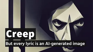 Creep - But every lyric is an AI-generated image