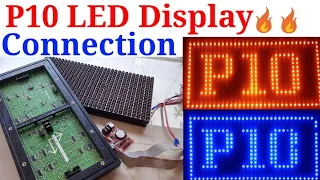 P10 LED Display Connection || P10 LED Module || P10 LED Display Controller