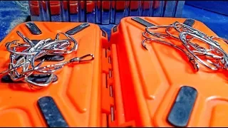 How to hook for fishing-Catfishing with hand forged fish hook -Survival fish hook Challenge