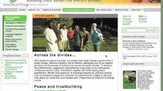 IofC website tutorial