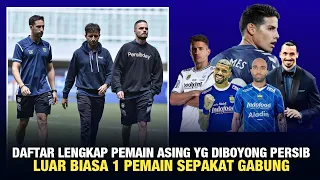 TERUPDATE! DAFTAR LENGKAP PEMAIN ASING PERSIB BANDUNG YANG GABUNG UNTUK MUSIM DEPAN