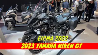 2023 New Yamaha Niken GT Walkaround EICMA 2022 Fiera Milano Rho