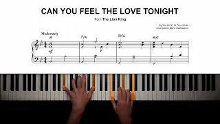 Elton John - Can You Feel the Love Tonight (from "The Lion King") - Piano Cover + Sheet Music