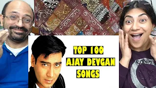 Top 100 SuperHit Songs Of Ajay Devgan Movies😍| Gajab Reactions !✨