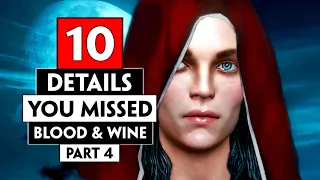 10 Details You Probably Missed in Blood and Wine Part 4 | THE WITCHER 3