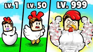 I got THE HIGHEST CHICKEN EVOLUTION EVER - Roblox Chicken Life