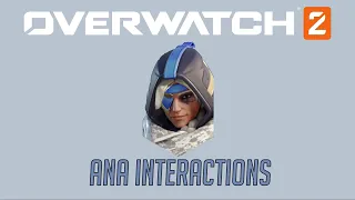 Overwatch 2 Second Closed Beta - Ana Interactions + Hero Specific Eliminations