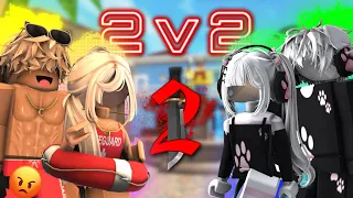 Roblox Murder Mystery 2 *RAGE* 2v2 with FRIENDS!!