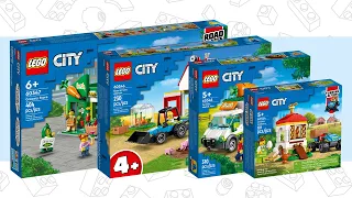 ALL LEGO® City Farm sets 2022 [4in1](1045 pcs) Speed Build | Top Brick Builder Lite