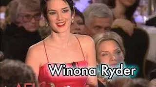 Winona Ryder Salutes Martin Scorsese at the AFI Life Achievement Award