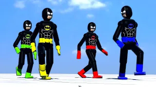 TEAM BATMAN vs NPC - EPIC SUPERHERO SHOWDOWN!