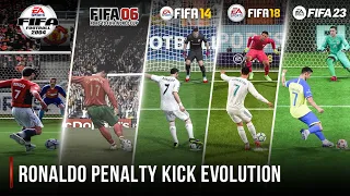 Ronaldo Penalty Kick Evolution In FIFA | 04 - 23 |