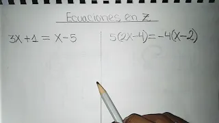 Ejercicios de Ecuaciones en Z