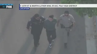 Pursuit suspect in custody after high-speed chase