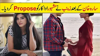 Pakistani Actress Zainab Shabbir Propose the Famous Actor Usama Khan