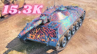 Rheinmetall Panzerwagen 15.3K Spot Damage World of Tanks,WoT Replays tank battle