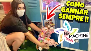 COMO GANHAR SEMPRE NAS MÁQUINAS DE PEGAR URSINHOS !! PEGUEI 6 PELÚCIAS COM R$20 REAIS !!