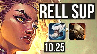 RELL & Miss Fortune vs NAUTILUS & Jhin (SUPPORT) | 0/1/13 | KR Diamond | v10.25