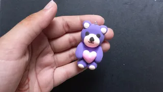 Cute Teddy bear | Teddy bear making | How to make teddy bear? | Teddy bear key chain