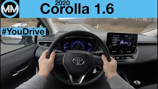 Toyota Corolla 1.6 Valvematic (97 kW) POV Test Drive + Acceleration 0-190 km/h