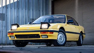 1988 Honda Prelude Si 4WS 4 Wheel Steering Demonstration