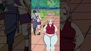 If Sakura Was Fat #shorts #animation #naruto