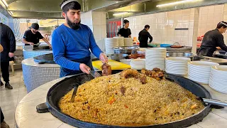 Tasty pilaf from famous pilaf centre l National dishes