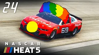 САМЫЙ КЛОУНСКИЙ ЗАЕЗД - NASCAR Heat 5 #24