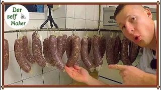 Salami selber machen Teil 2 | Wurst selber herstellen | Lebensmittel selber machen | Der self Maker