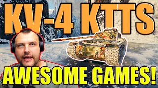 KV-4 KTTS Best Game Highlights! | World of Tanks