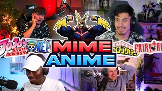 ON MIME DES PERSONNAGES D'ANIMES (One Piece, Jojo, Death Note, Naruto,...)